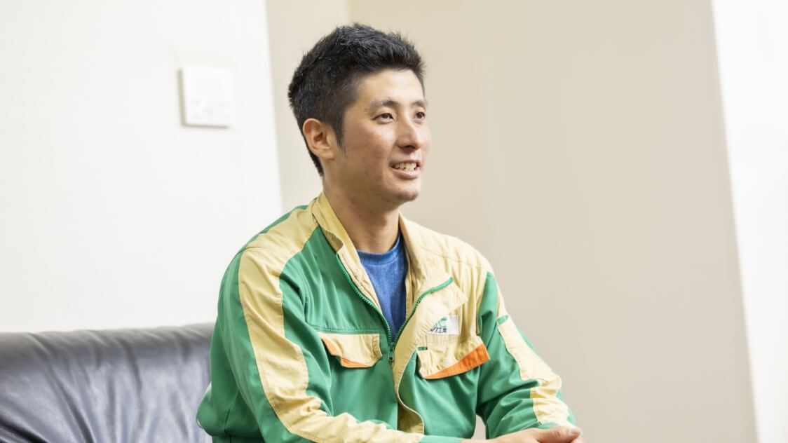金属加工部門の責任者の柴田氏
