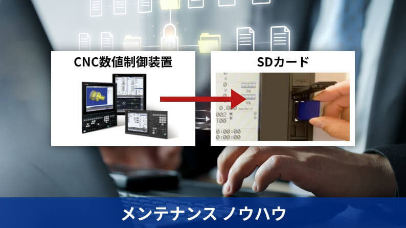 SDカードにNCデータをバックアップ